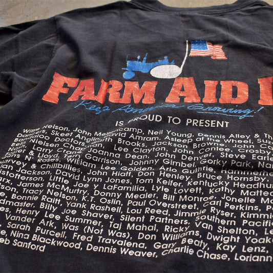 90’s “Farm Aid” バンド フェスTシャツ USA製 230921