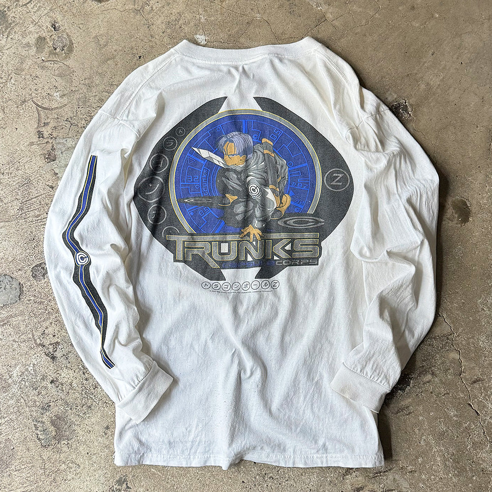 Y2K DRAGON BALL Z “トランクス” ロングスリーブTシャツ 240325H