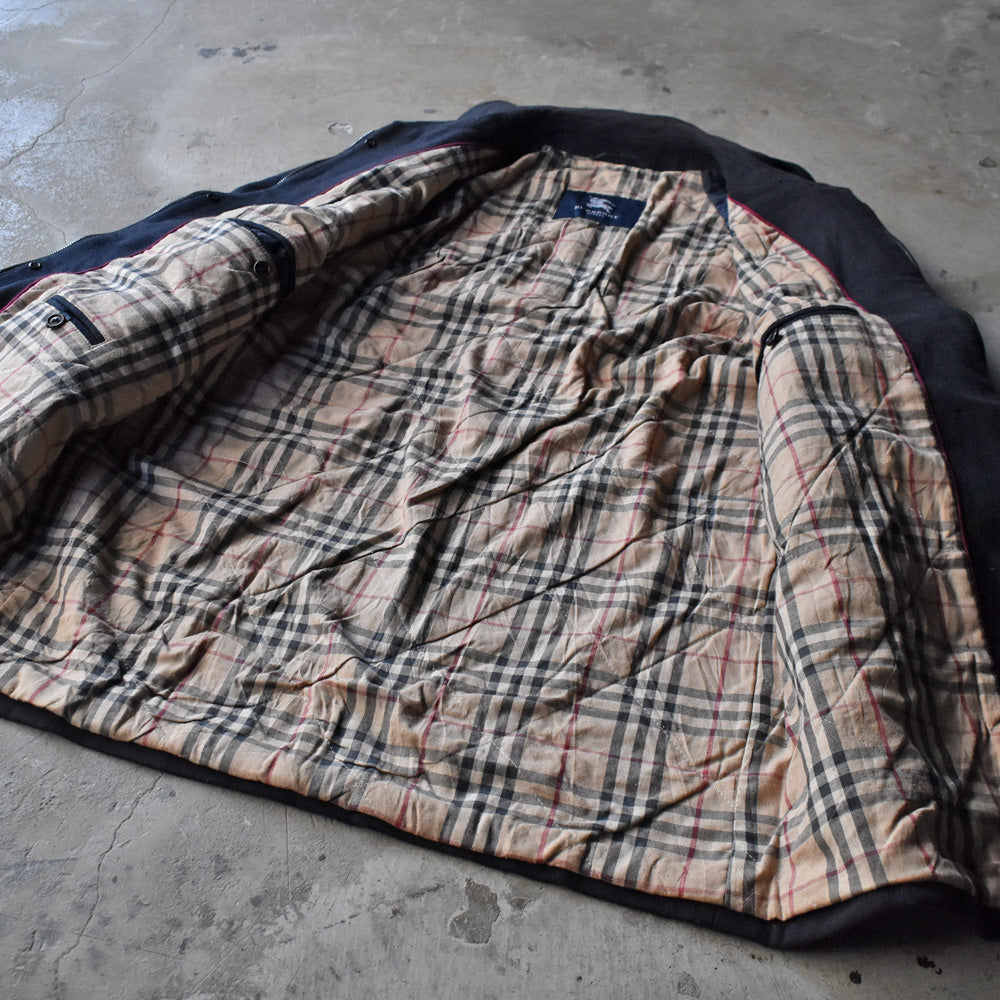 Burberry 裏地チェック ウールカシミア コート 231207