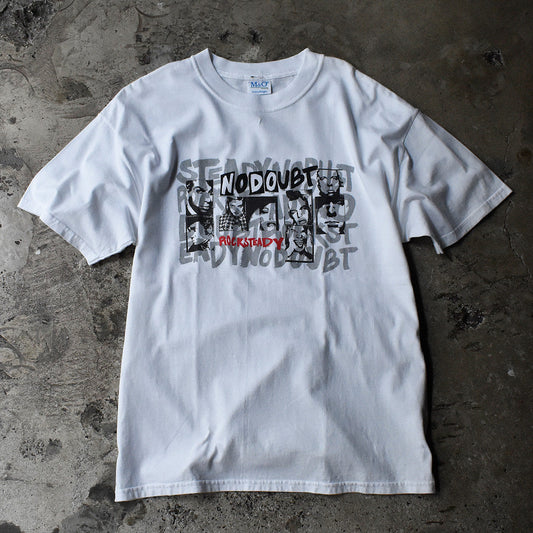 Y2K ワンウォッシュ！ NO DOUBT "Rock Steady" ロック Tシャツ 230812H