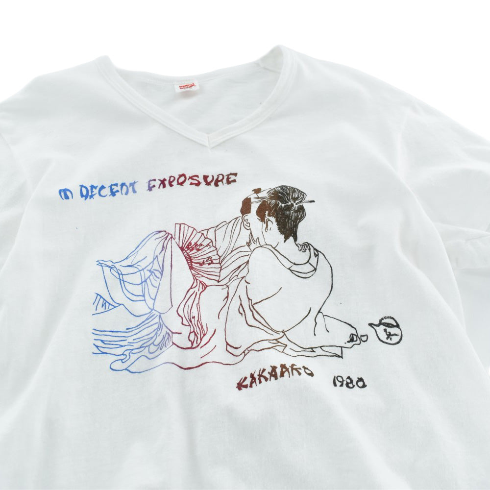 80's "IN DECENT EXPOSURE" 浮世絵 春画 アートTシャツ 260821H