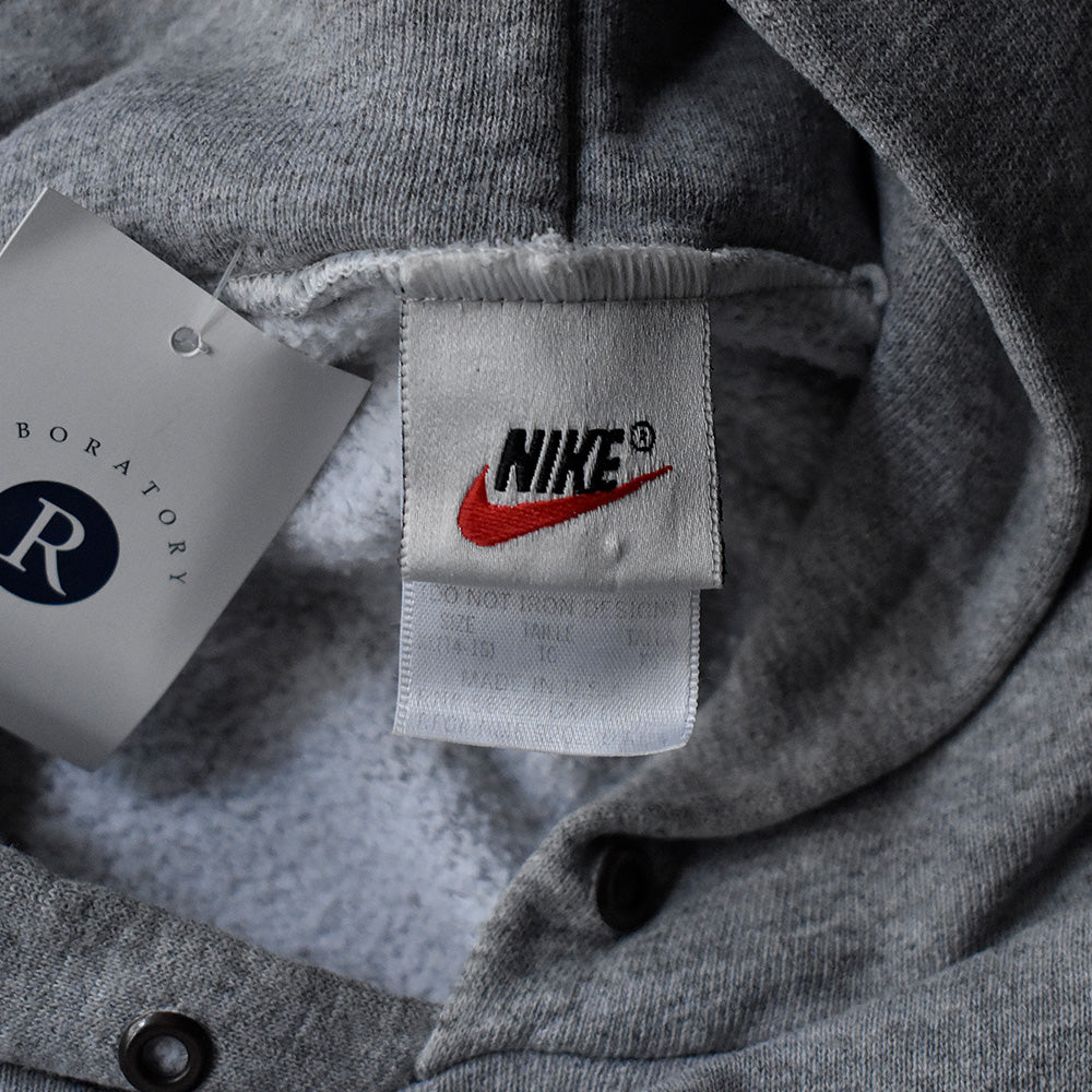 Y2K NIKE swoosh logo刺繍パーカー USA製 250203H