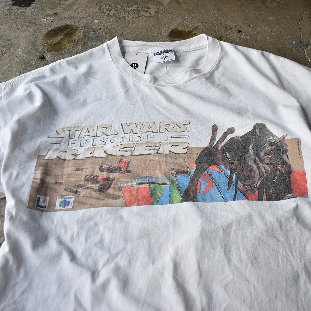 90's Nintendo 64 “Star Wars Episode I: Racer“ ゲームTシャツ 250709H