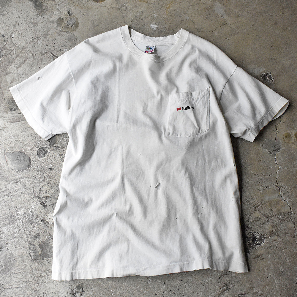 90's ダメージ！ Marlboro "cow boy" Pocket Tシャツ USA製 240308H