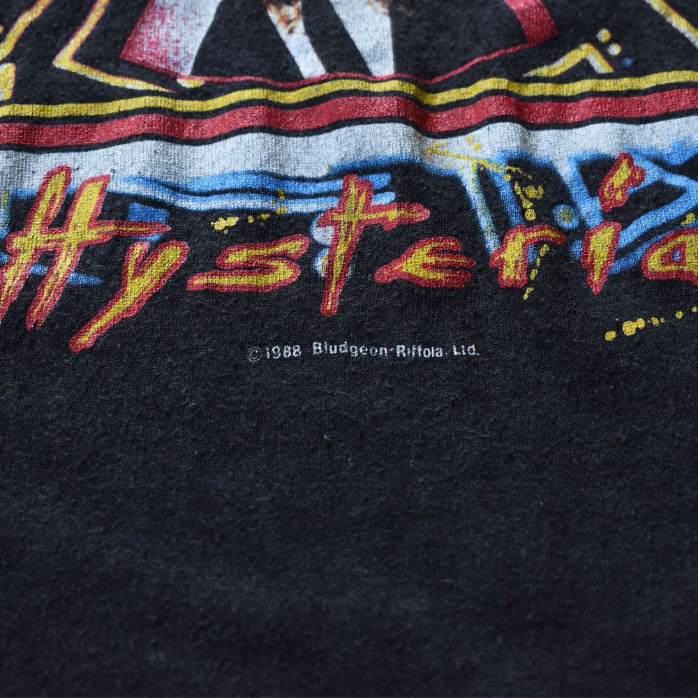 80’s Def Leppard “Hysteria Tour 1988” ツアーTシャツ 250926H