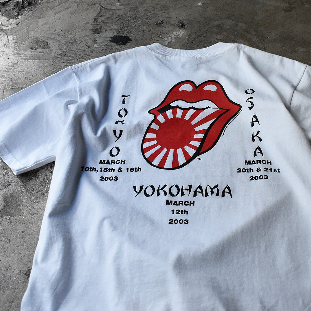 Y2K The Rolling Stones "2002-3 Japan Tour" Tシャツ 240122HYY