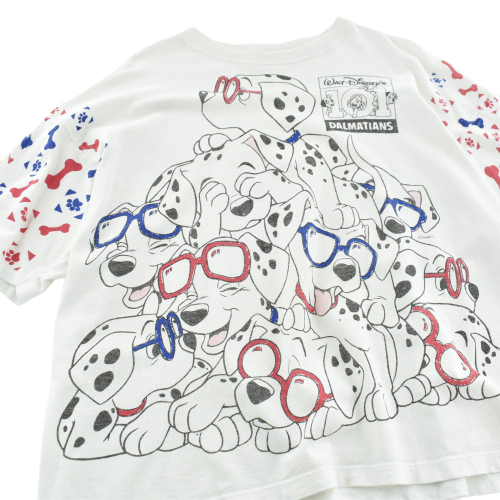 90's Disney "101 DALMATIANS" AOP Tシャツ 260508H