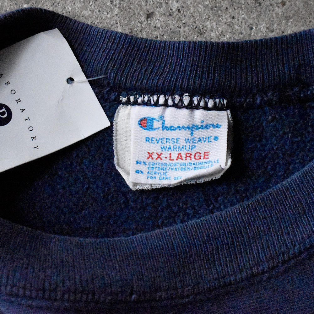 80's Champion “RICE FOOTBALL” 3段プリント RWスウェット USA製 240221H