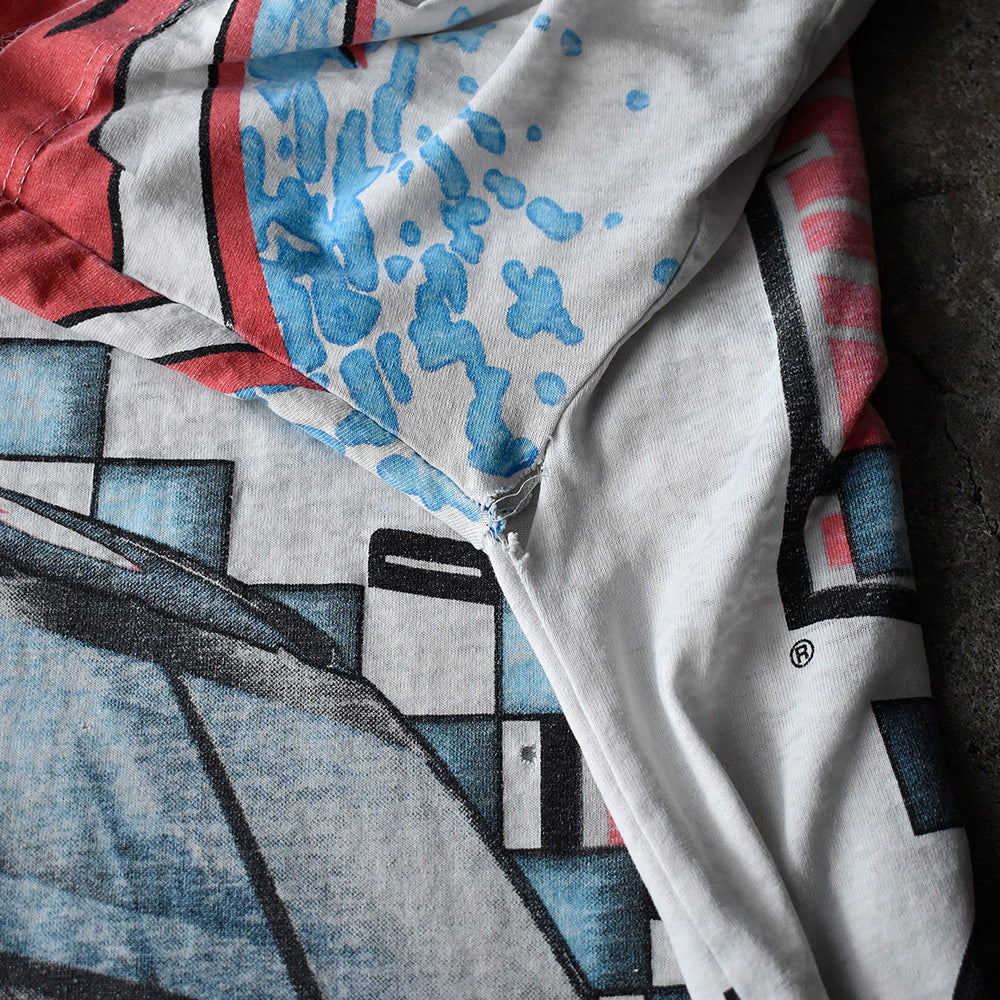 Y2K AOP！ CHASE authentics Racing Tシャツ USA製 250415H