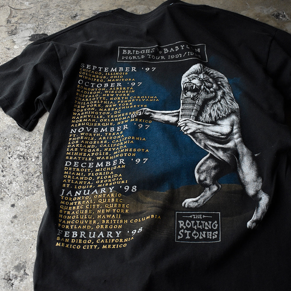 90’s The Rolling Stones “Bridges to Babylon” World Tour Tシャツ 241021H