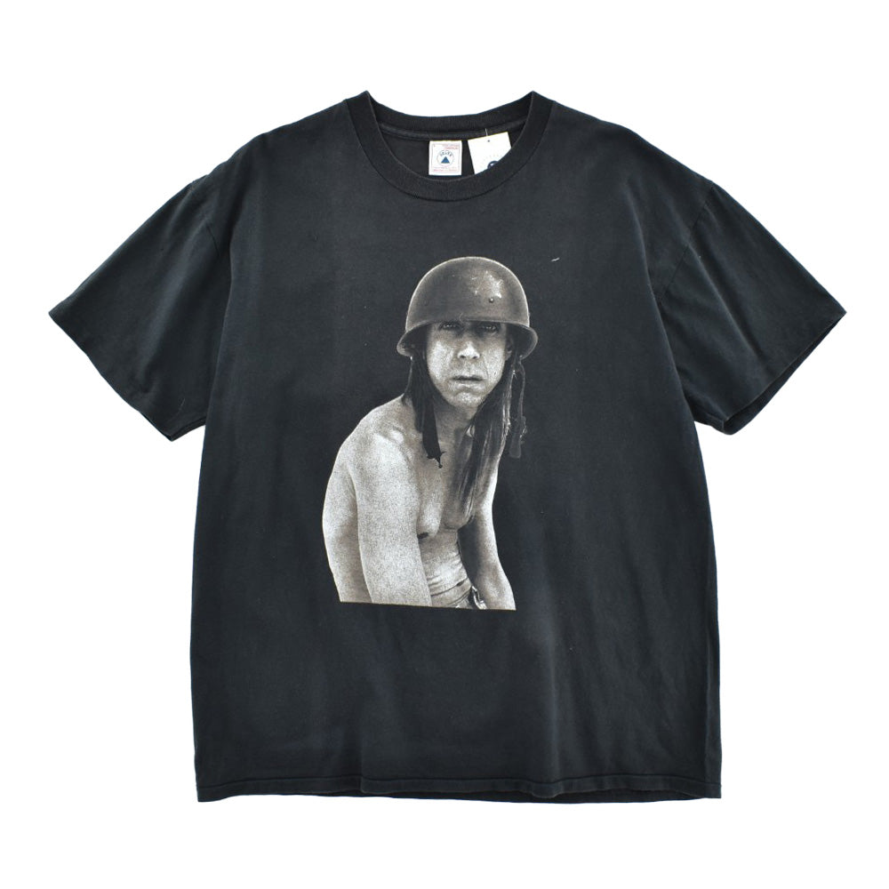 イギー・ポップ The Passenger モノトーンポートレート Tシャツ 90年代 DELTA ヴィンテージ