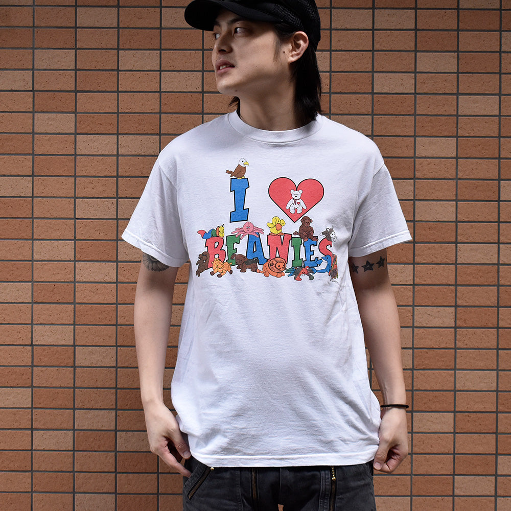 90's “I Love Beanies” Tシャツ USA製 240310H