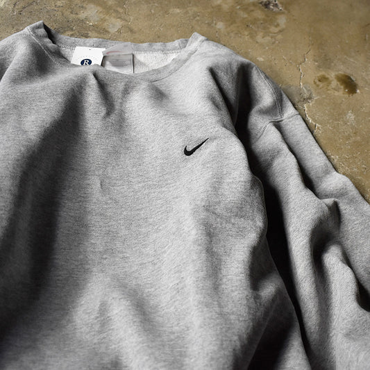 90's NIKE “small swoosh” logo刺繍 スウェット USA製 250210H