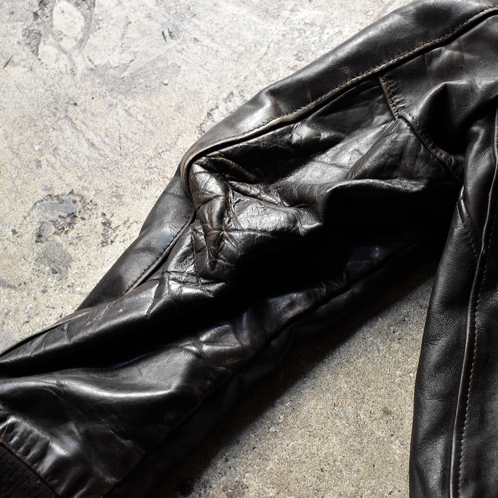 70's Schott G-1 Type レザーフライトジャケット 240217H