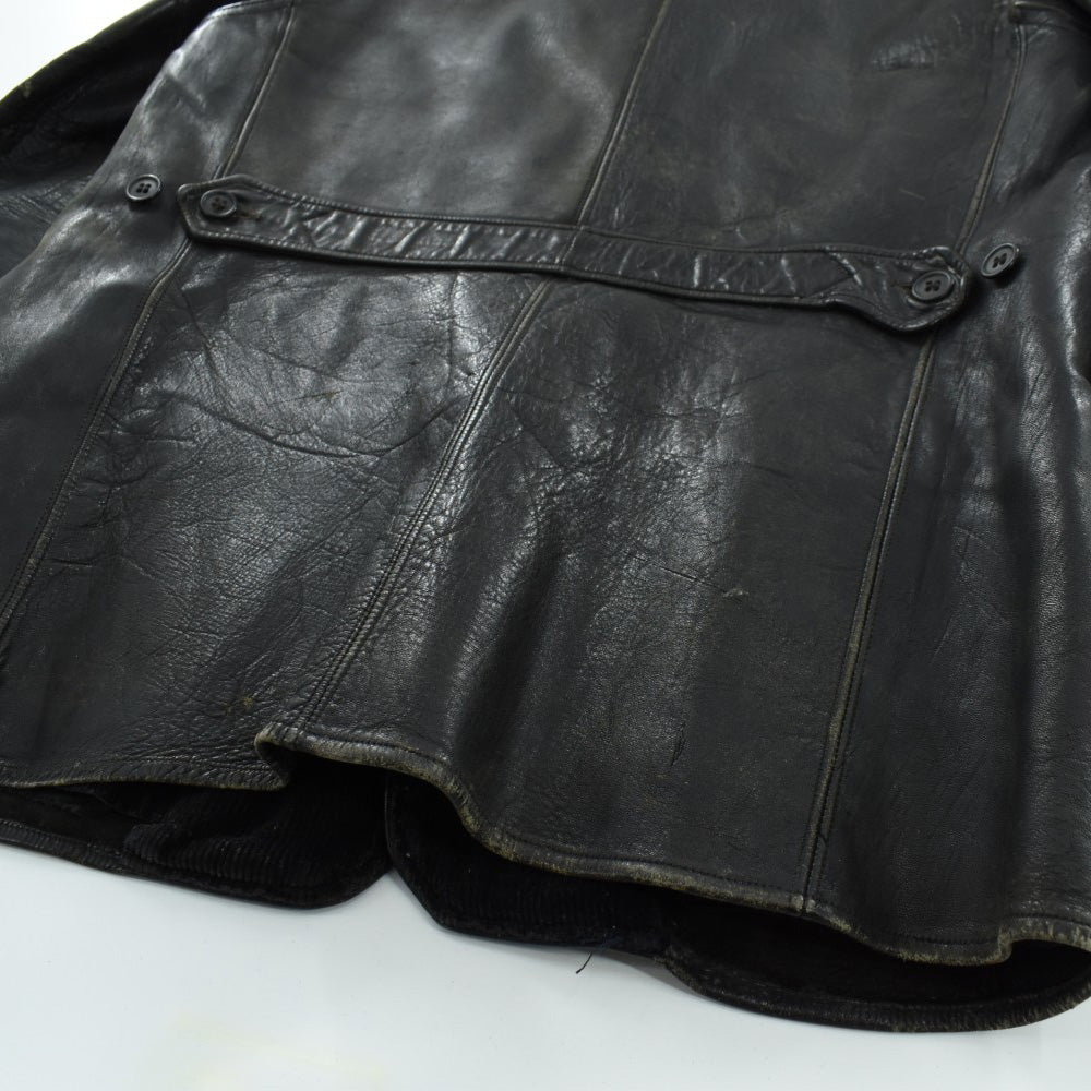 30’s GENUINE HORSEHIDE シングル レザーカーコート 260106H