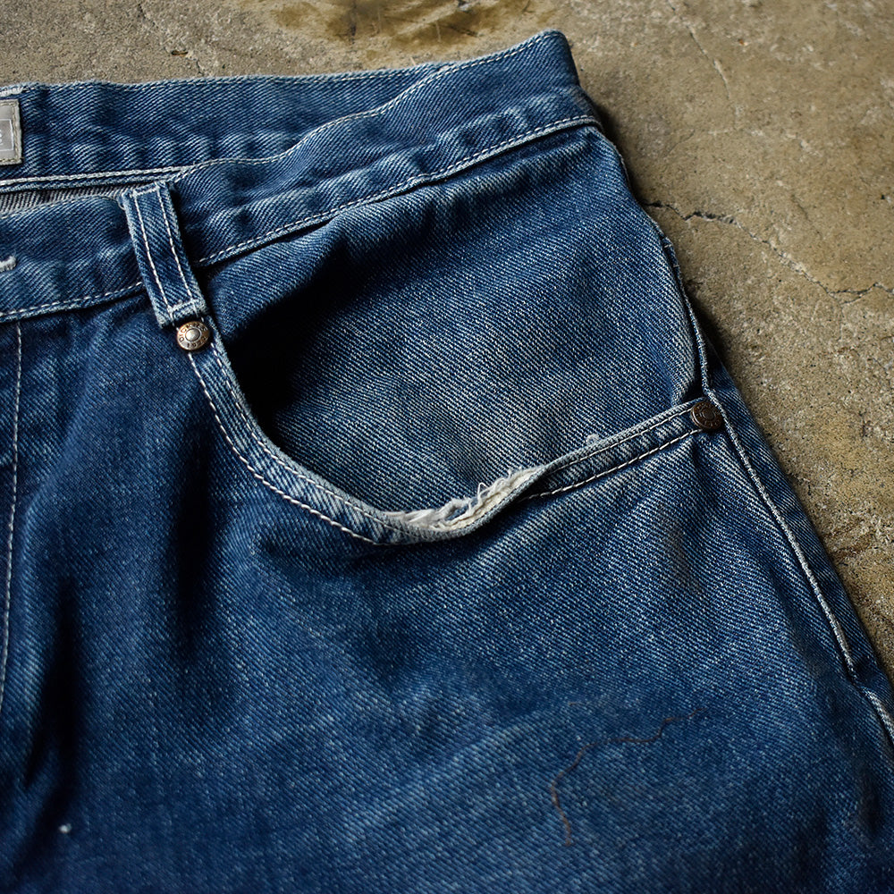 90's～ Dickies Big刺繍ロゴ！ デニムワークパンツ 250113H