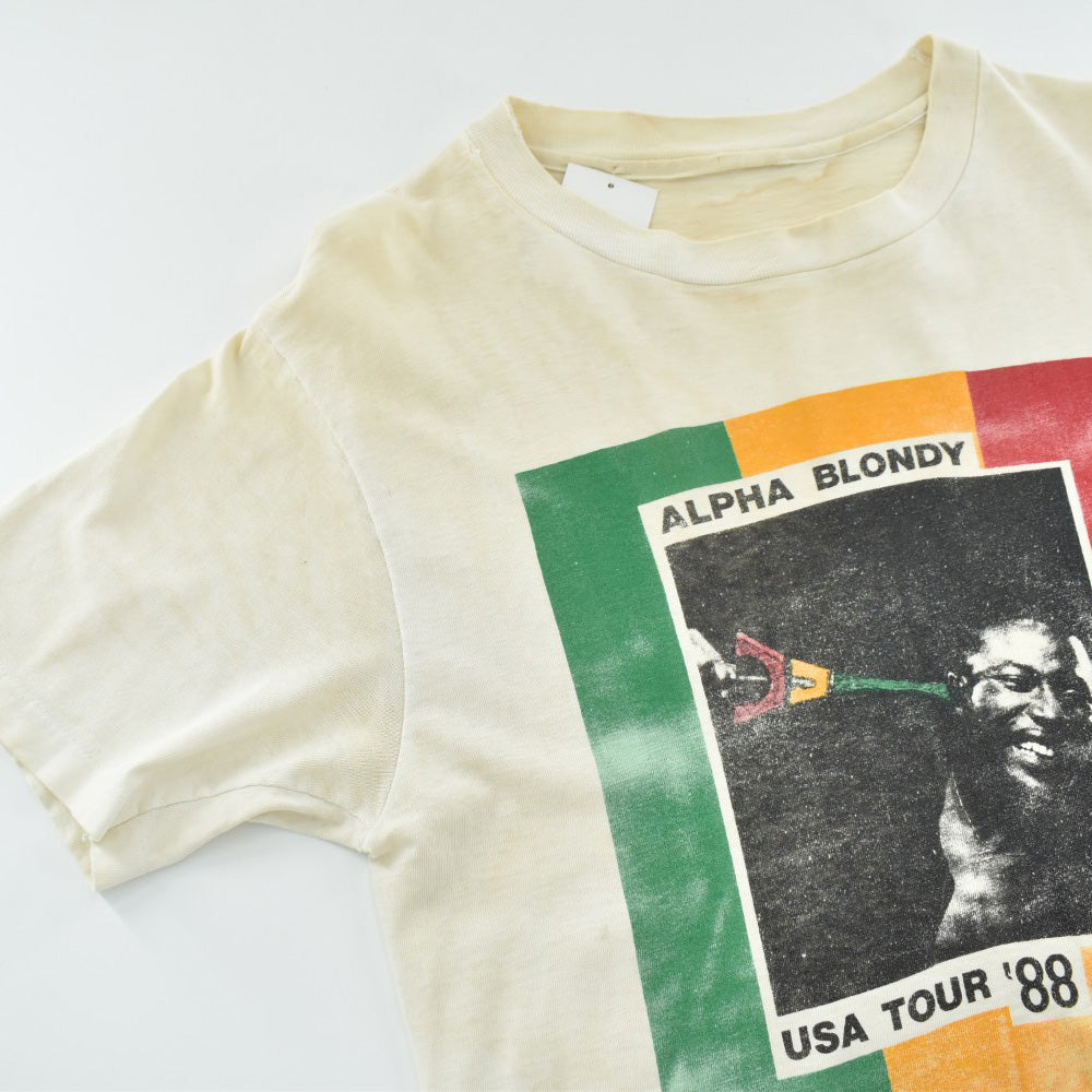 80’s ALPHA BLONDY “USA TOUR ’88” Tシャツ 260428H