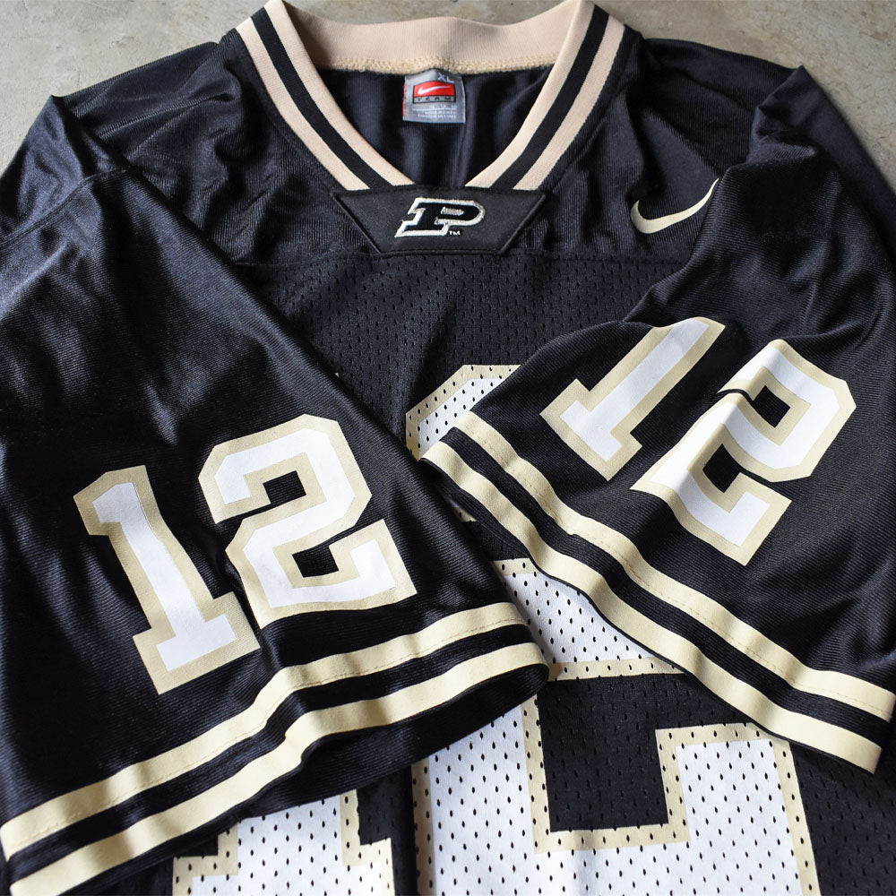 Y2K NIKE “ Purdue Boilermakers #12“ ホッケー ゲームシャツ 240621