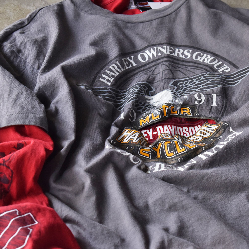 HARLEY-DAVIDSON 90周年記念 Tシャツ Lサイズ 90's Harley-Davidson 両面プリント Tシャツ 240612 – LABORATORY®