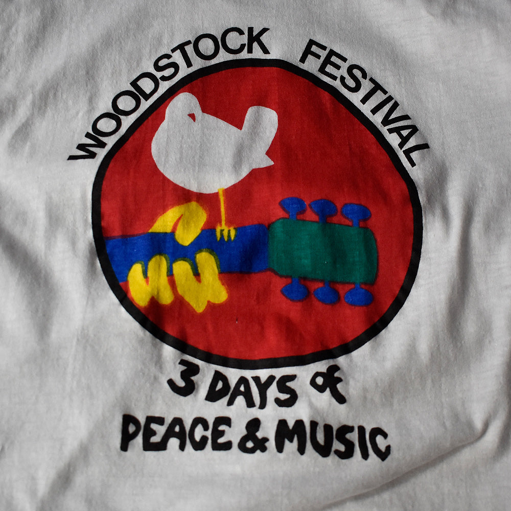 70's 初期！ Woodstock Festival ロゴTシャツ 231013HY33