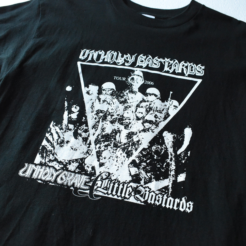 デッドストック！ UNHOLY GRAVE × Little Bastards "UNHOLY BASTARDS Tour 2006" Tシャツ 250919