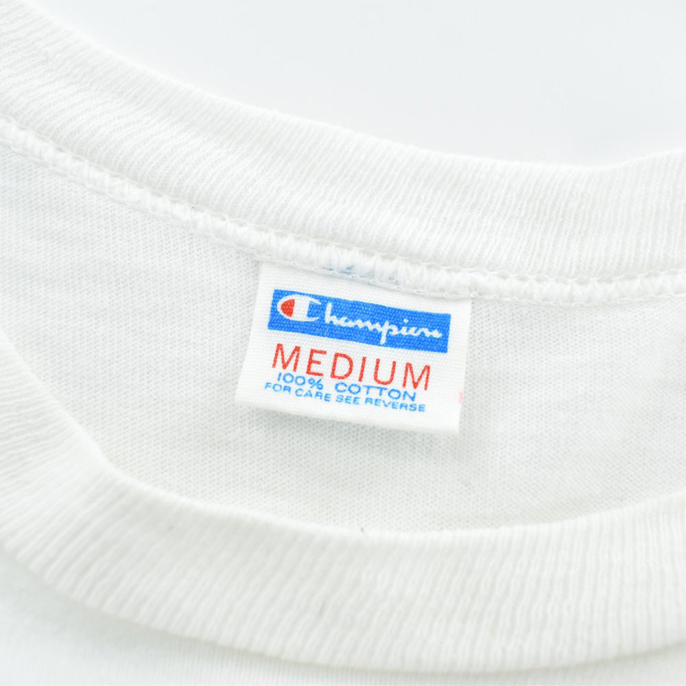 70’s Champion バータグ “PABST / BIG “O” Basketball Clinic” 染み込みプリント Tシャツ USA製 260512H