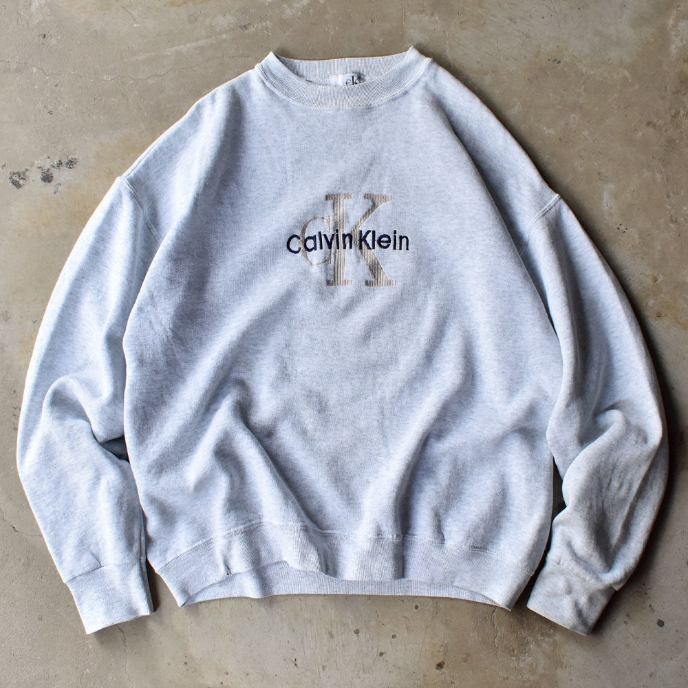 90’s ブートレグ Calvin Klein 刺繍ロゴ スウェット 240715