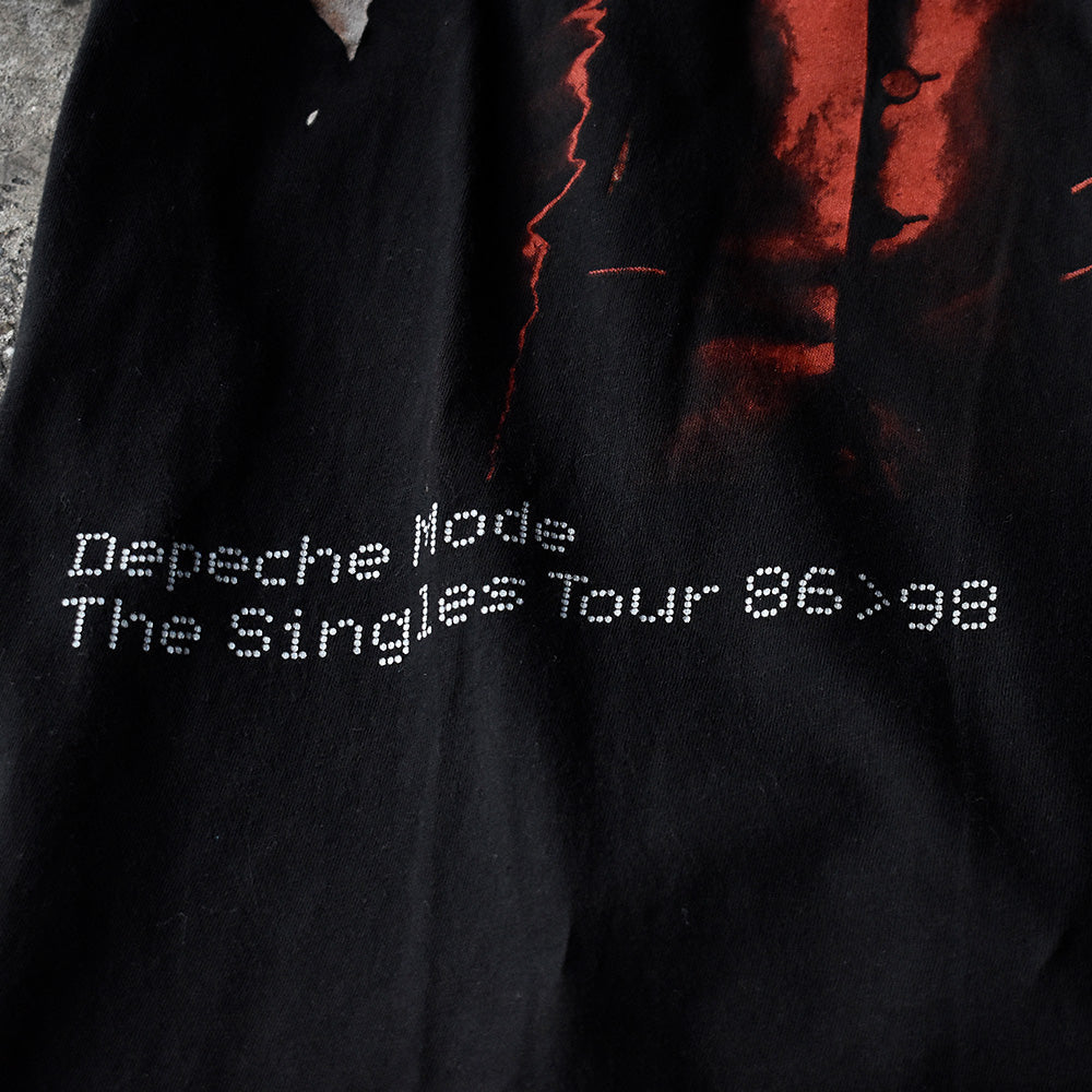 90's Depeche mode “The Singles Tour 86–98” Tシャツ Euro製 240218HYY