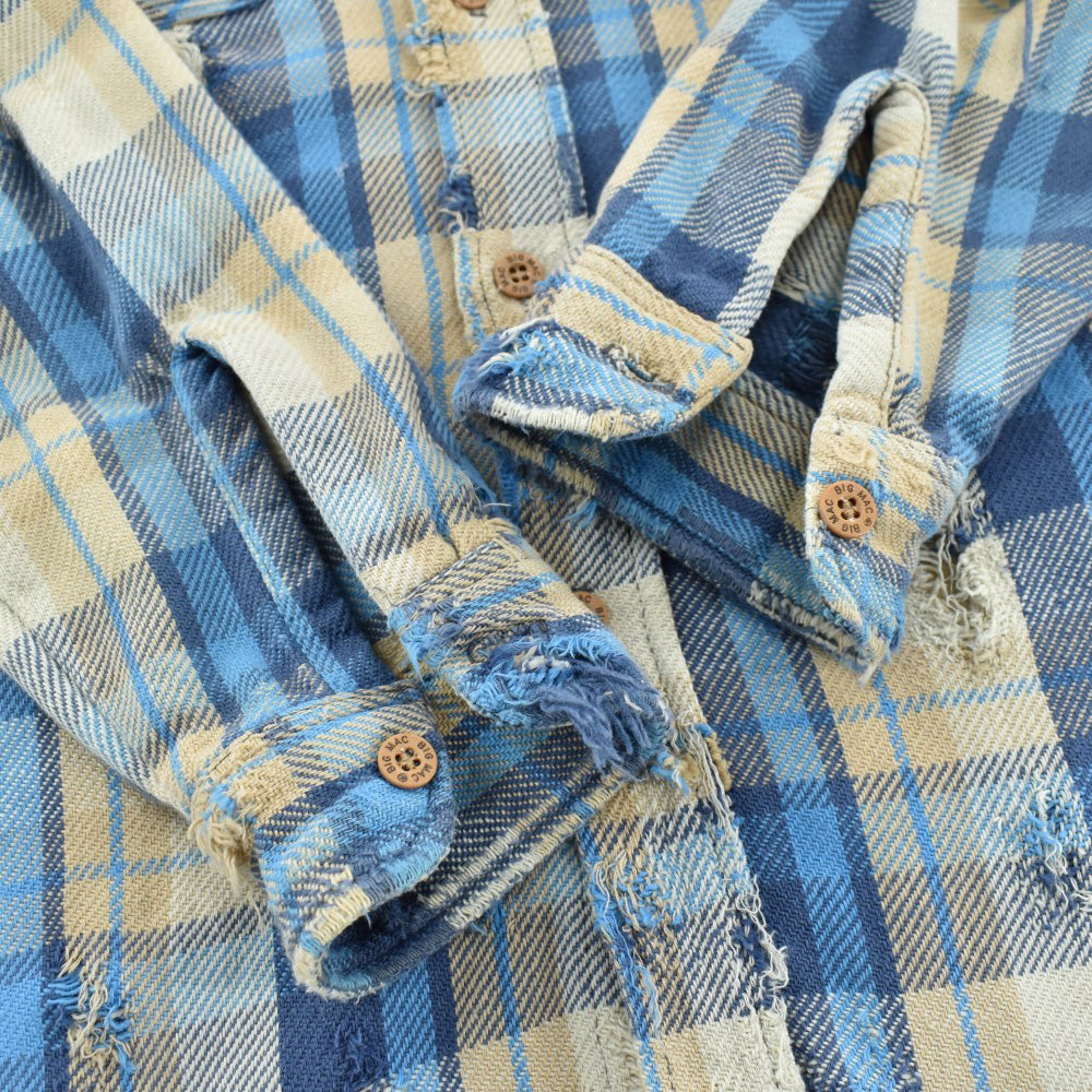 80's BIG MAC "BORO" ヘビーフランネルシャツ USA製 260320H