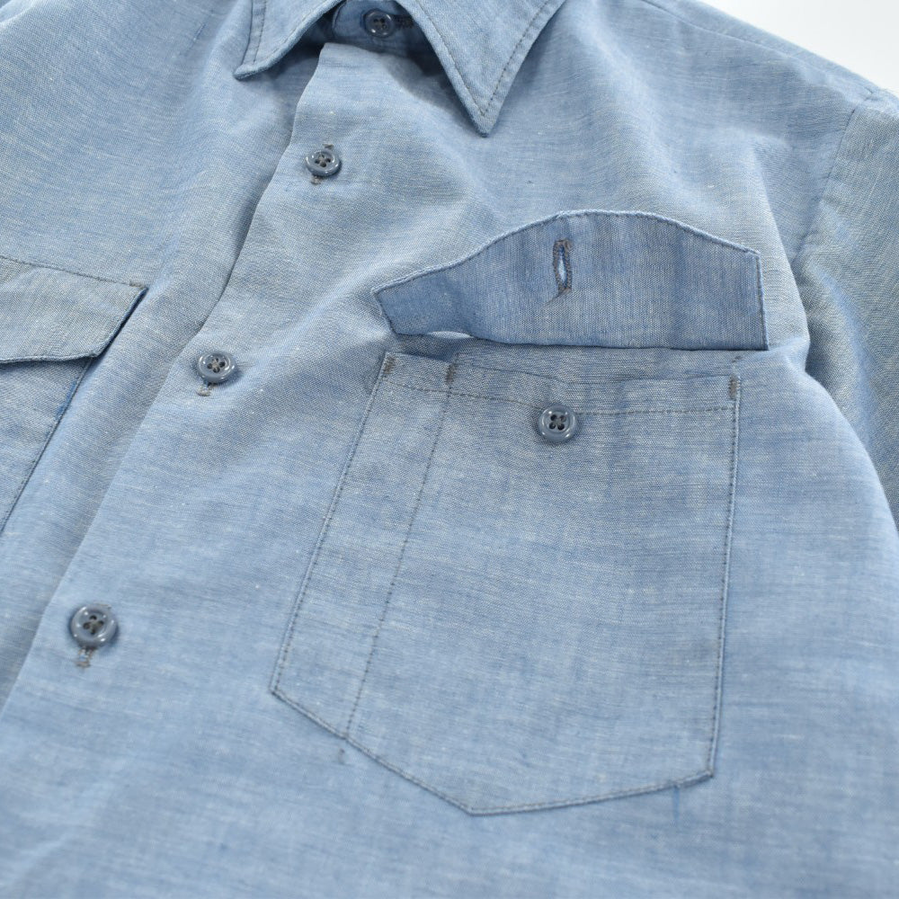 70's N.O.S. Key Imperial シャンブレー ワークシャツ 261002H