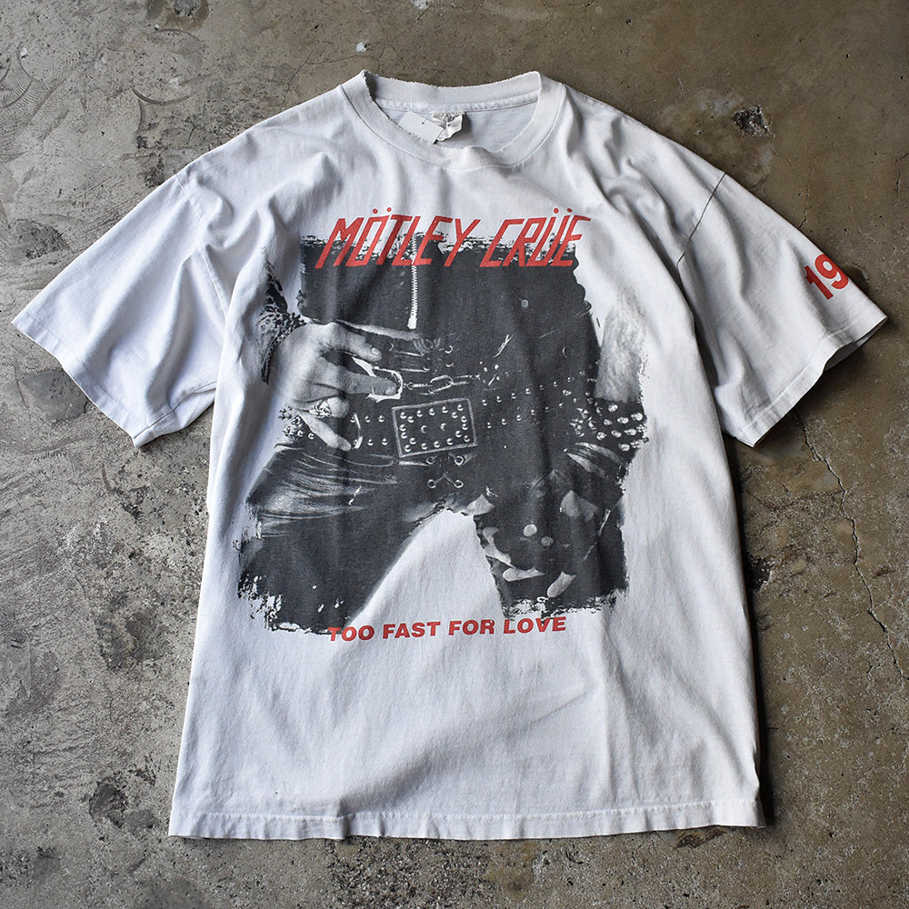 90's Mötley Crüe “Too Fast For Love” Tシャツ 240614H