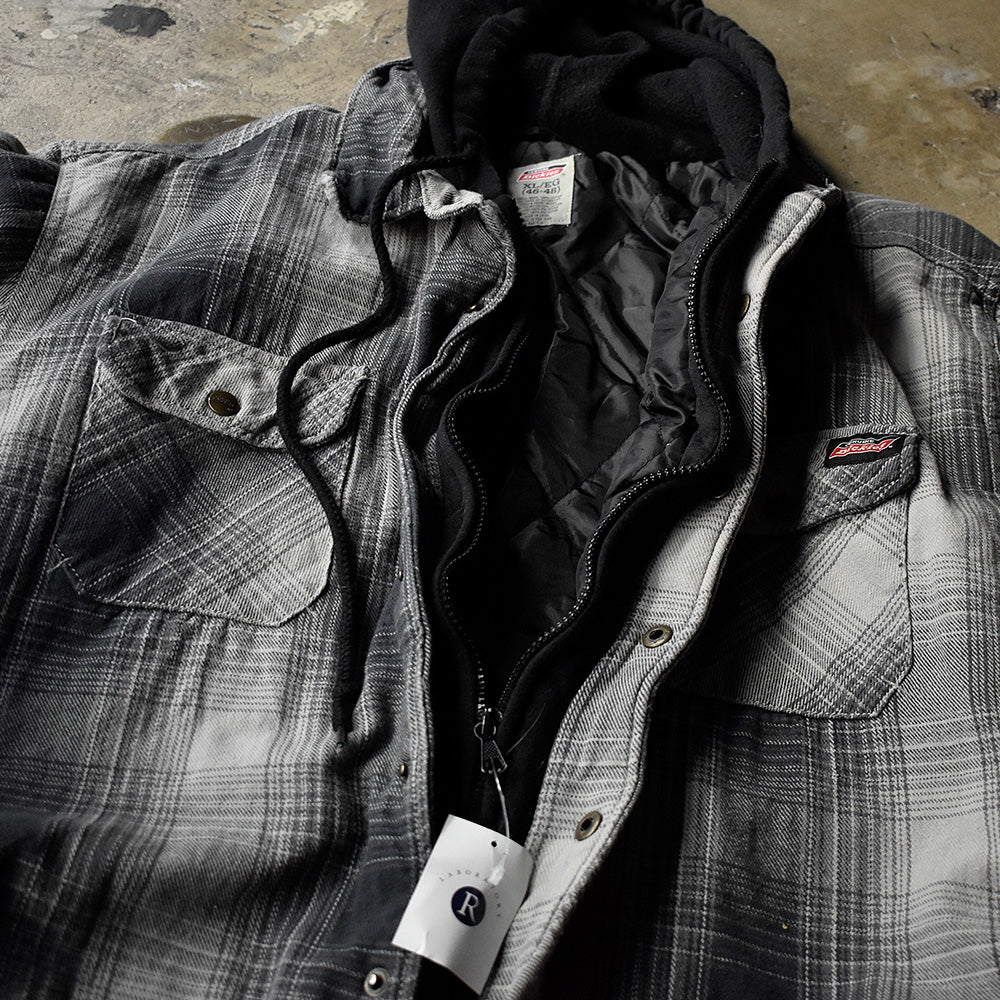 GENUINE-Dickies フード付き オンブレチェックシャツ 250118H