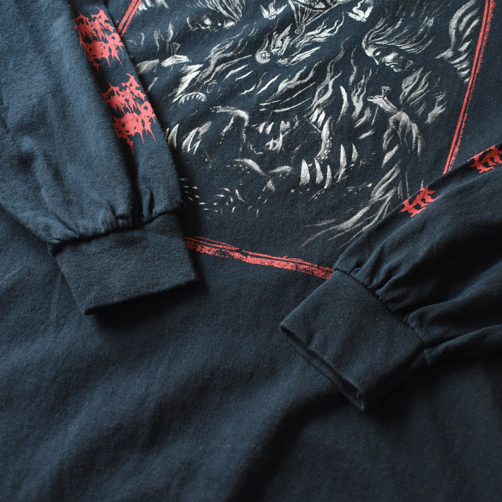 デッドストック！ Exaugurate × Father Befouled "Purging Holiness" ロングスリーブ Tシャツ 250905