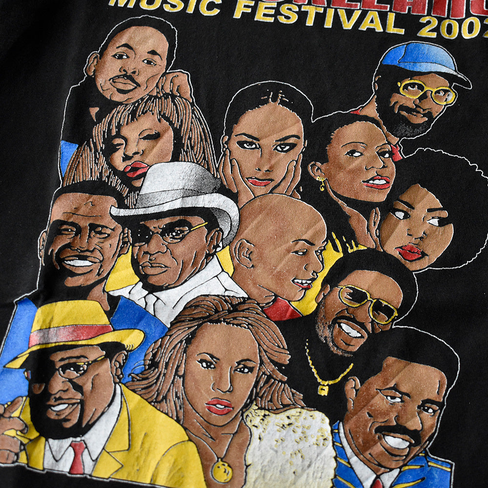 Y2K “New Orleans Music Festival 2002”ミュージックフェスティバル Tシャツ 250714H