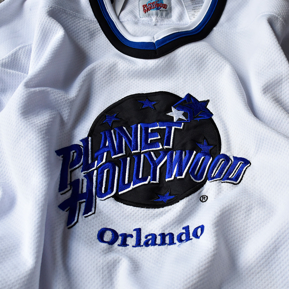 Y2K “PLANET HOLLYWOOD” ホッケーシャツ 240620H