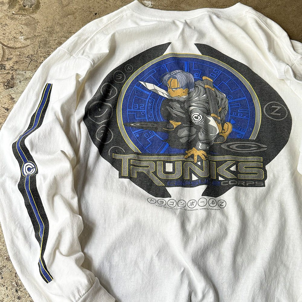 ドラゴンボールZ トランクス ロングスリーブTシャツ 2000年 古着