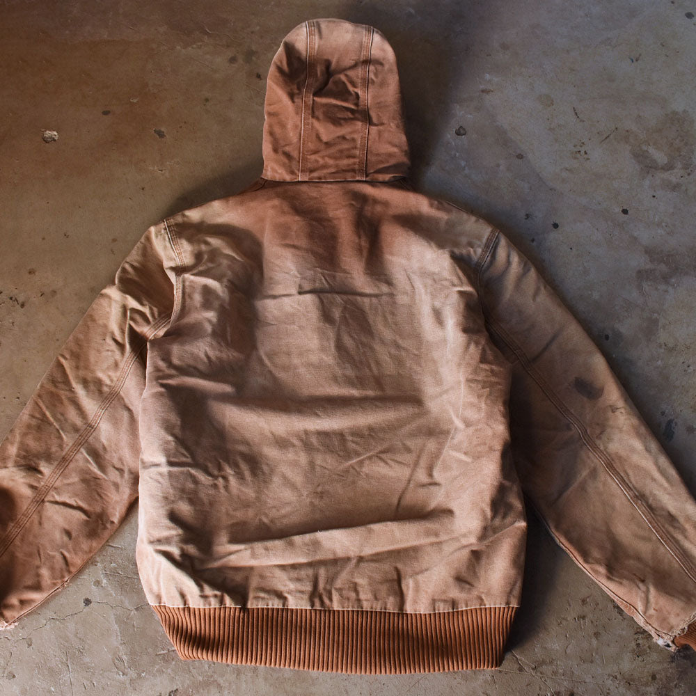 Carhartt 雰囲気◎ BORO ダメージ！ キルティングライナー アクティブパーカー 231210