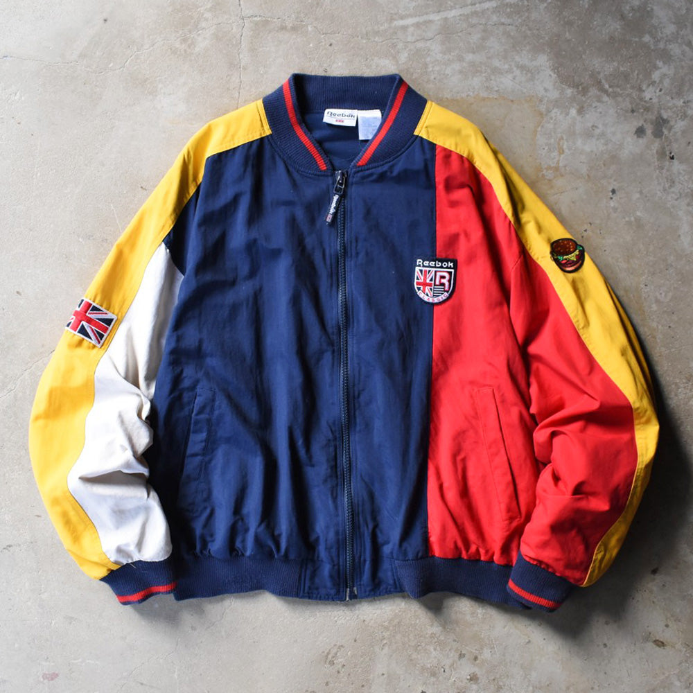 90’s Reebok ナイロン トラックジャケット  クレイジーカラー 251107H