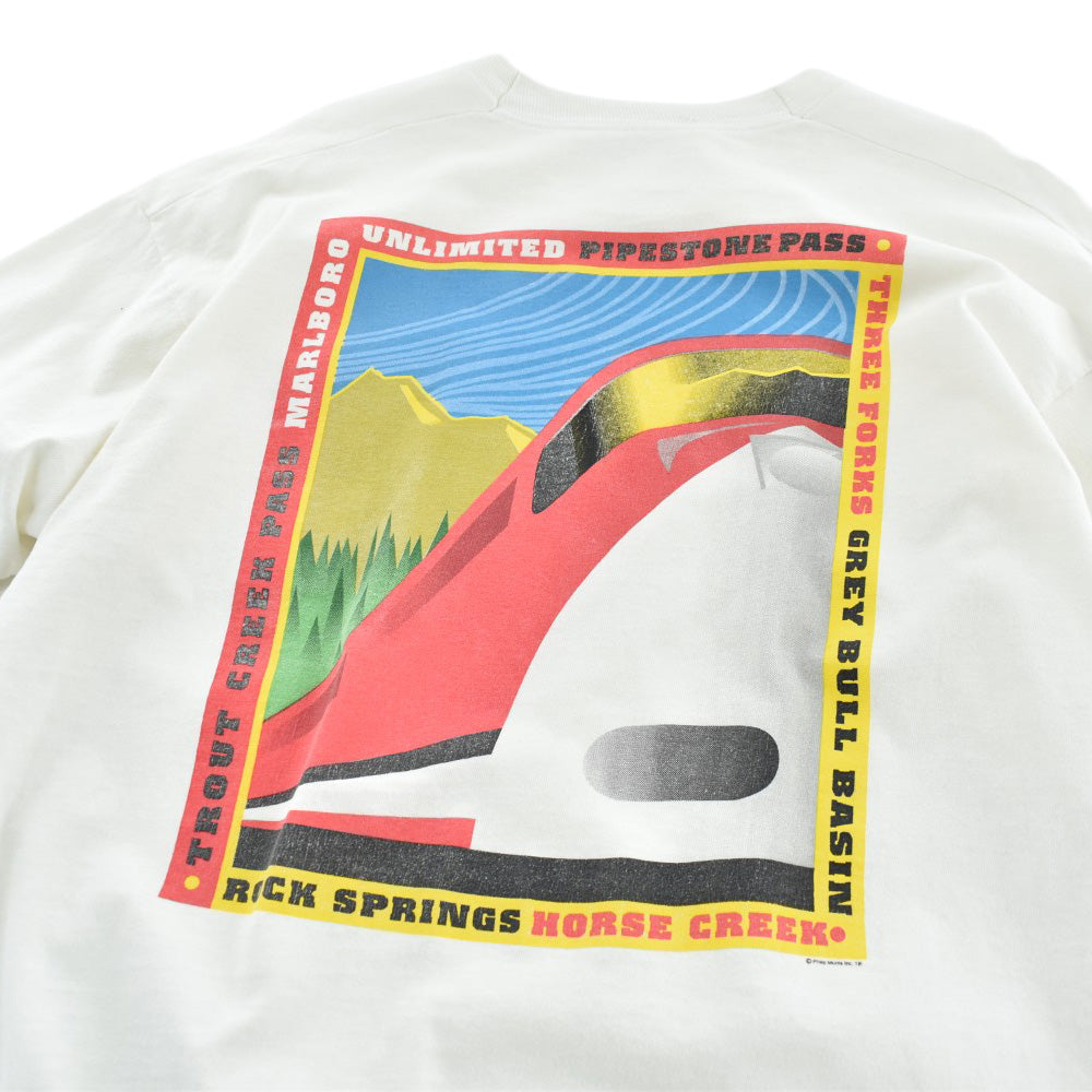 90's Marlboro Unlimited トレイン ポケットTシャツ USA製 260904H