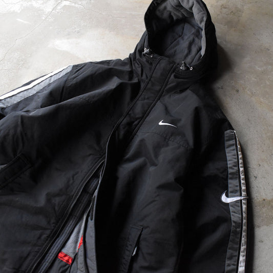 Y2K NIKE フリースライナー 中綿入りパーカー 250106