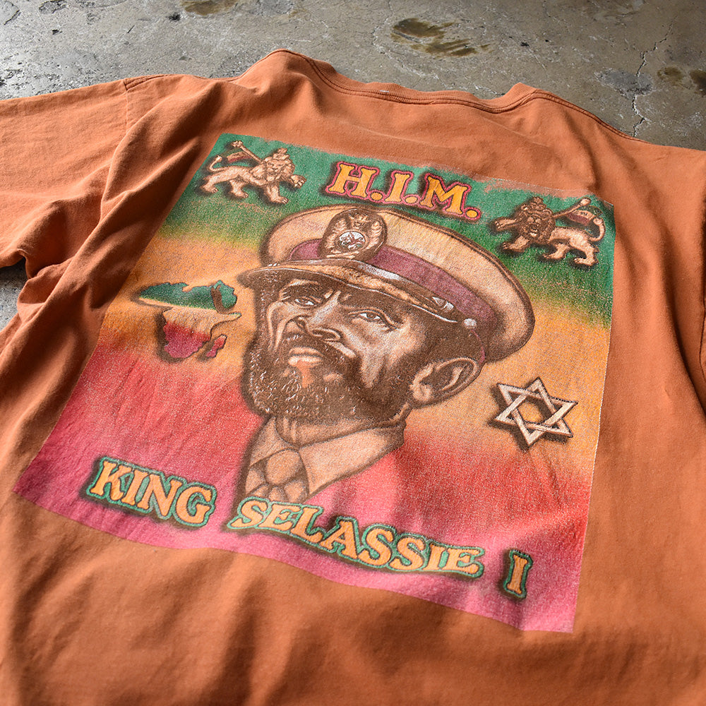 90's　JAH RASTA FARI！　Bob Marley/Luciano/Sizzla/Anthony B/COCOA TEA etc　HIM Reggae Tee　230703H