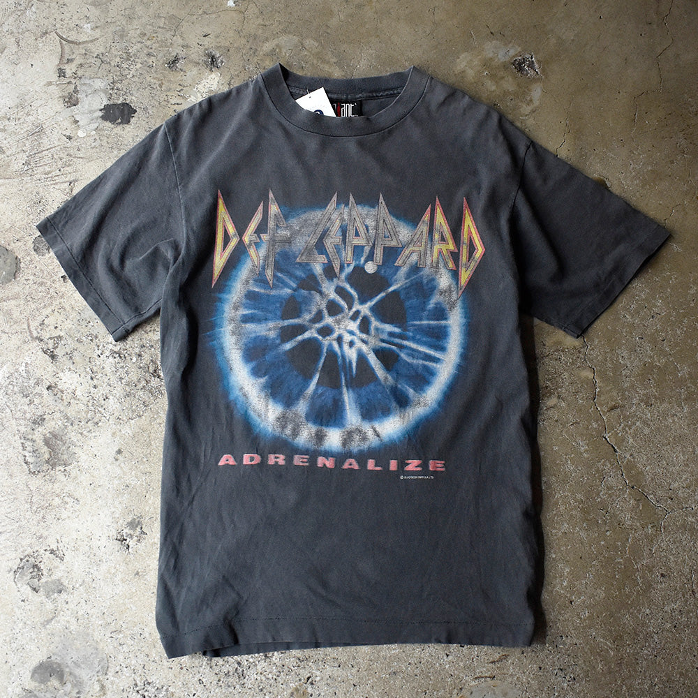 デフ・レパード Adrenalize サークルグラフィック ツアーTシャツ 1992年 ジャイアント USA製 ヴィンテージ