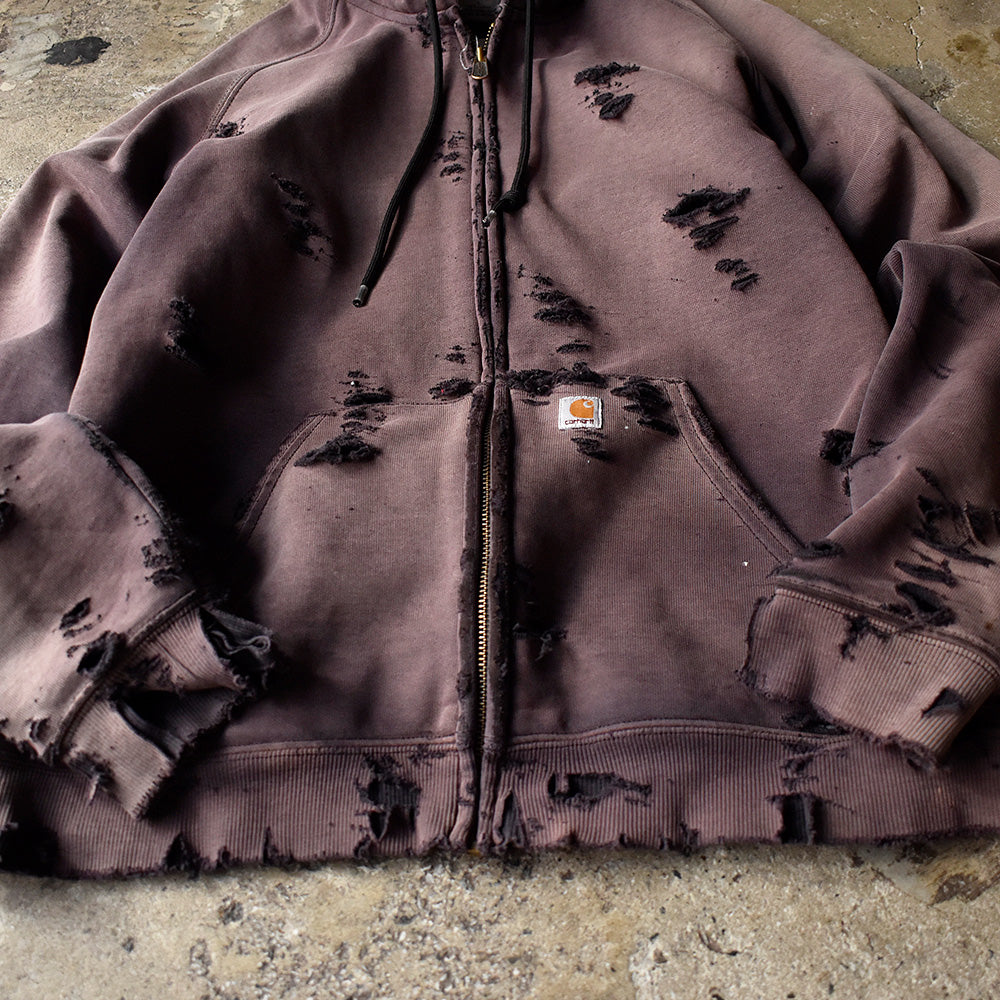 Carhartt ボロ！ フルジップパーカー 240229H