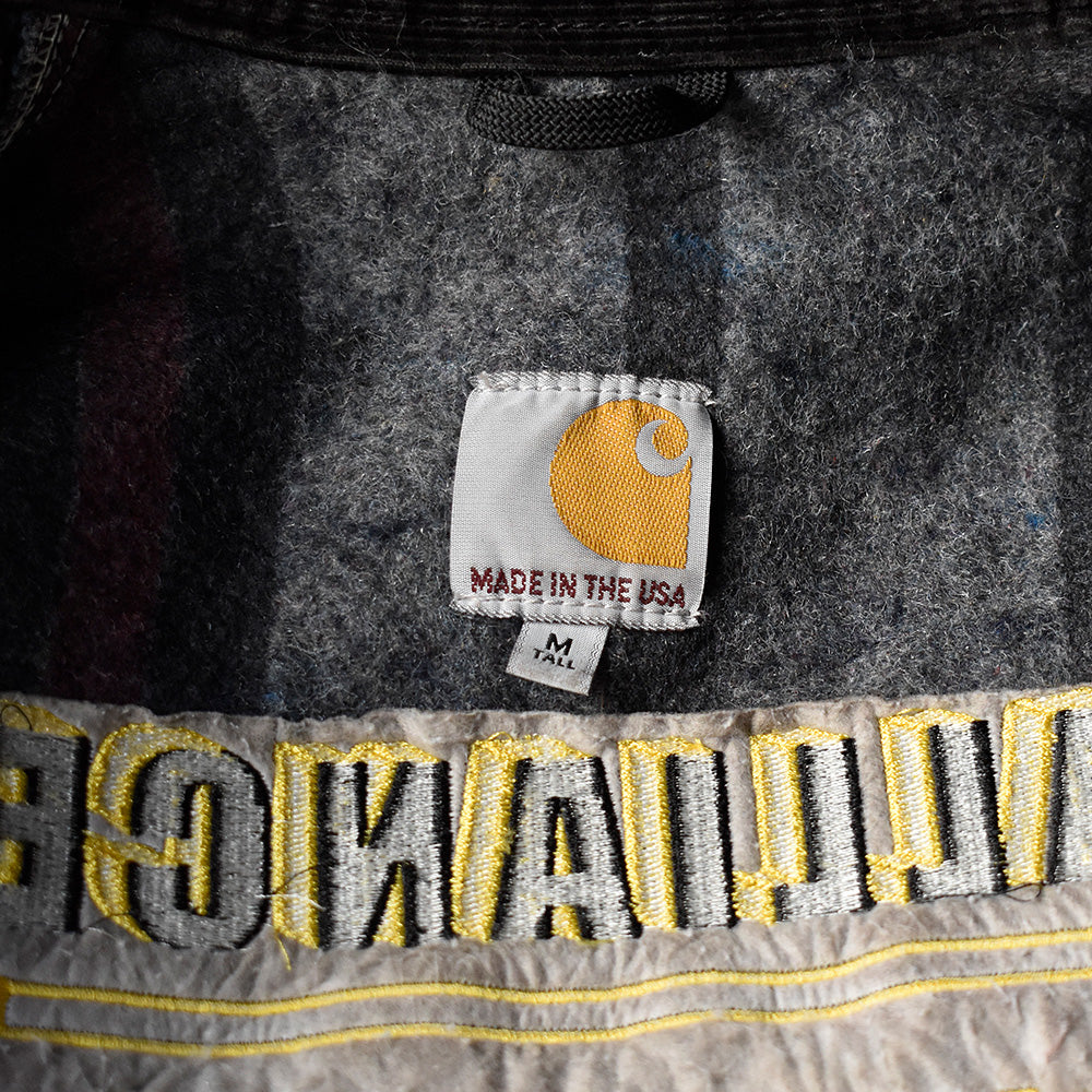 Y2K Carhartt ブラック！ 刺繍 デトロイトジャケット ブランケットライナー USA製 241108H
