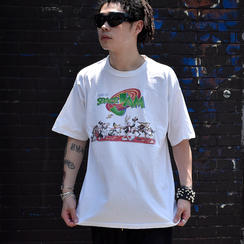 90's “Space Jam“ Looney Tunes キャラクターTシャツ USA製 240618H
