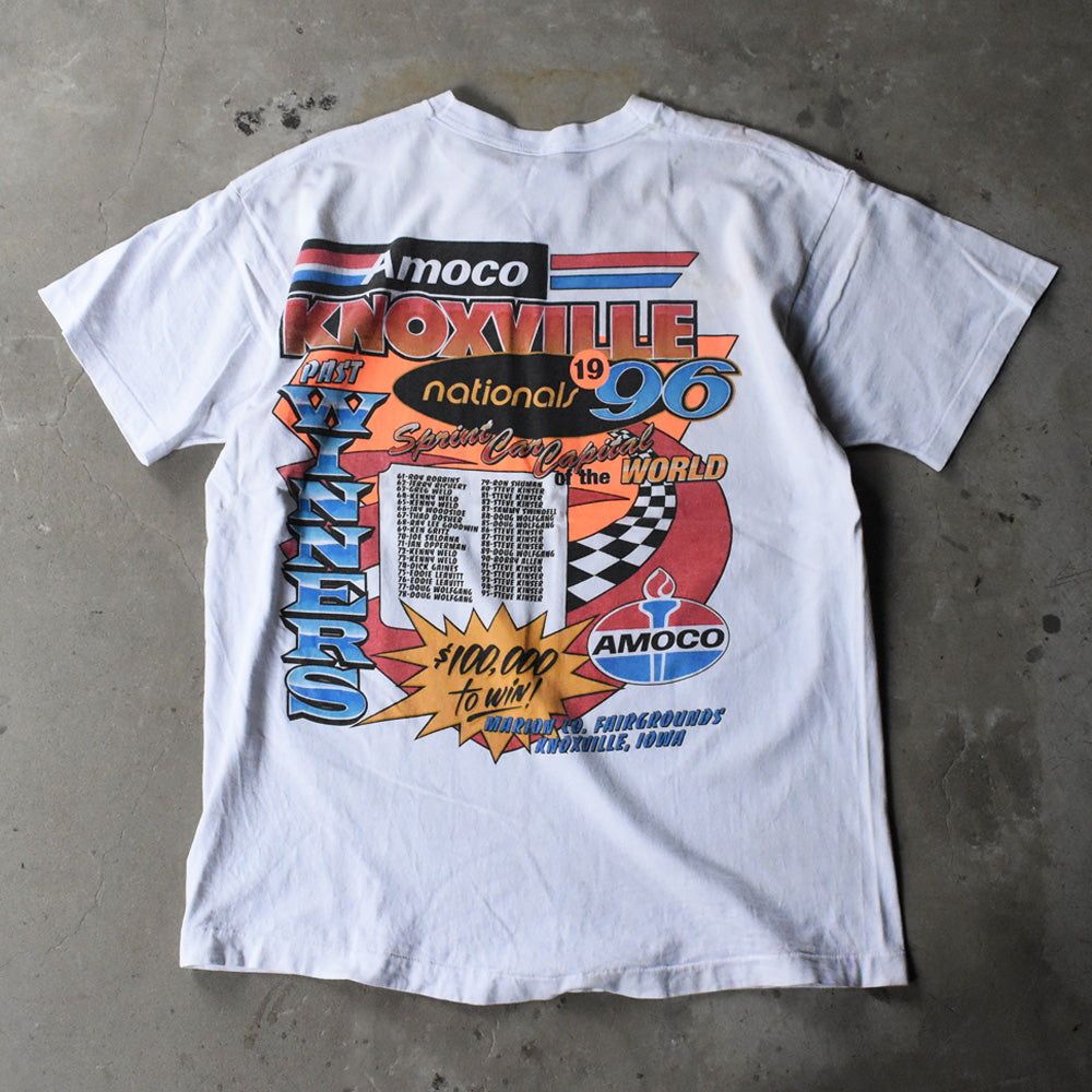 90’s “1996 Knoxville Nationals” 両面プリント レーシング Tシャツ USA製 240716