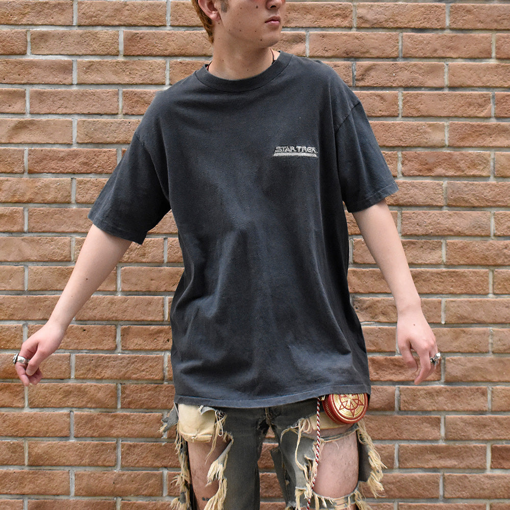 90's STAR TREK “ロゴ刺繍“ Tシャツ USA製 250515H