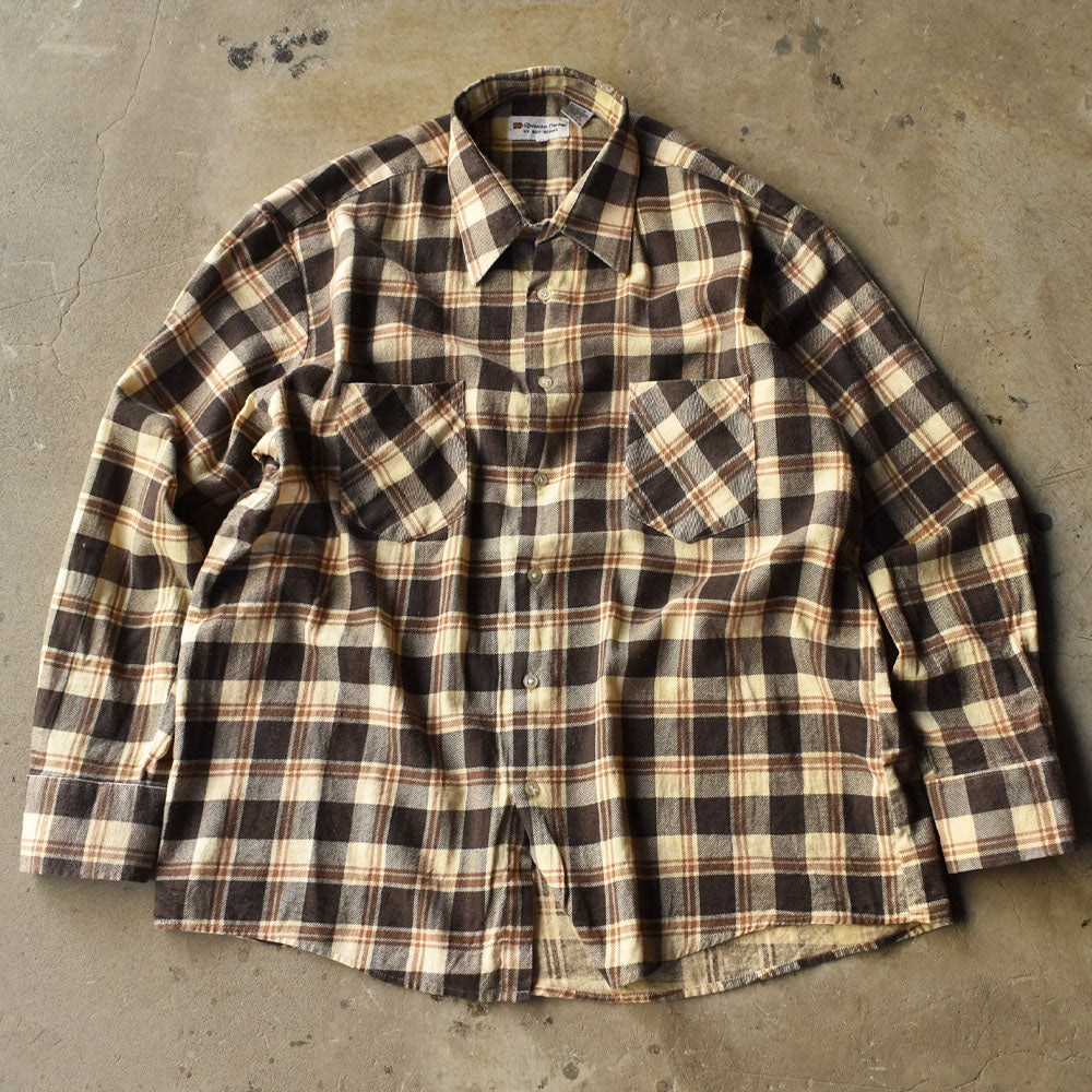 80's　Highlander Flannel プリントネル ライト フランネルシャツ　230905