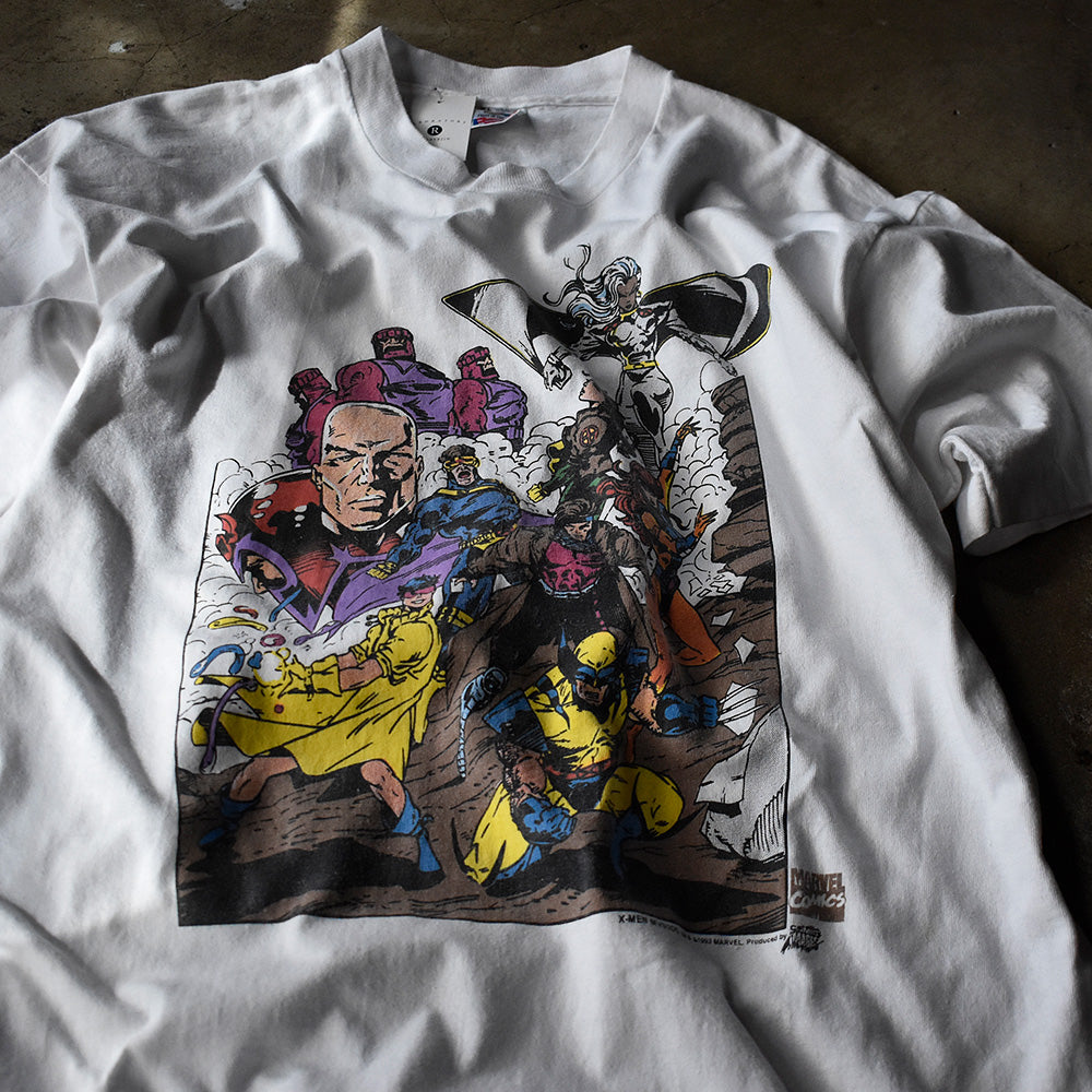 エックスメン マーベル イラストプリント Tシャツ 1993年 USA製 ヴィンテージ