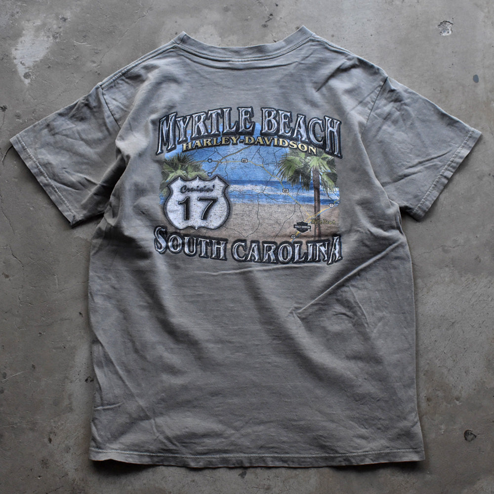 Y2K Harley-Davidson “MYRTLE BEACH” Tシャツ USA製 240511